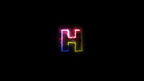 H Alphabet Stock Footage 319154266