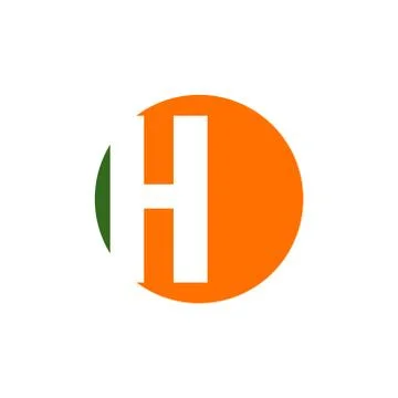 H alphabet vector design template illustration Stock Illustration