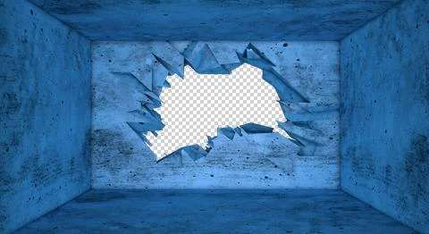 H-breaking.wall-two Illustrazione stock