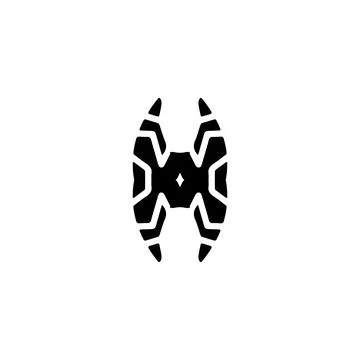 H icon. Simple style H company poster background symbol. H brand logo desig.. Stock Illustration