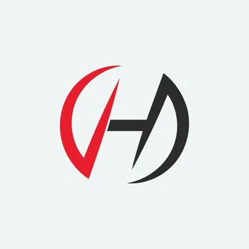 H letter  icon vector design illustration template Stock Illustration