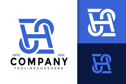 H Letter Infinity Logo Design, brand identity logos vector, modern logo, Logo イラスト素材