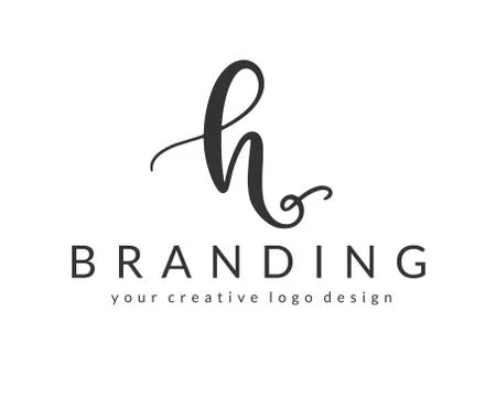 H Letter Logo Design Template Stock Illustration