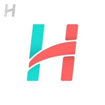 H letter logo Stock Illustration