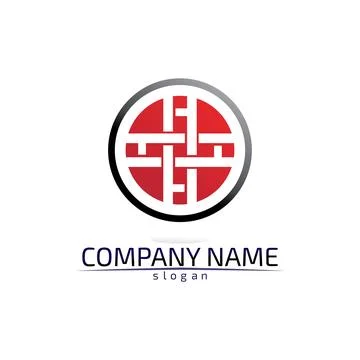 H Letter Logo Template Design Vector illustration Stock Illustration