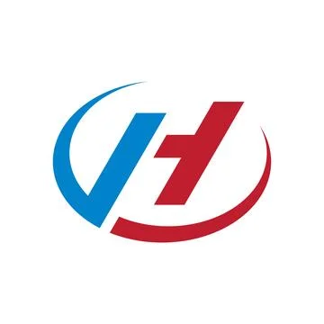 H Letter Logo Template Illustrazione stock