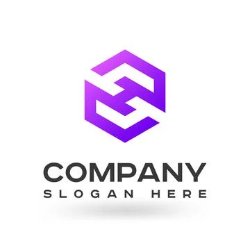 H Letter Unique Logo Design graphic symbol Stock Illustration
