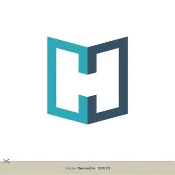 H Letter vector Logo Template illustration design. Vector EPS 10. Stock Illustration