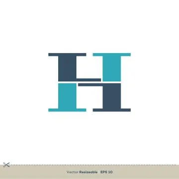 H Letter vector Logo Template illustration design. Vector EPS 10. Stock Illustration