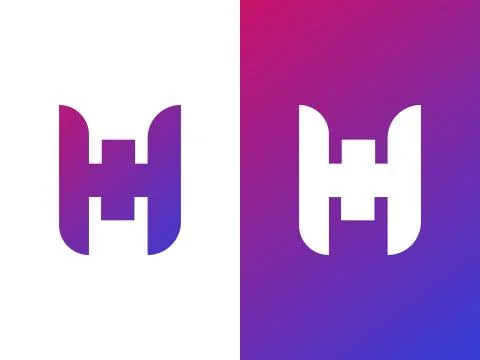 H Logo Design Stock Illustration