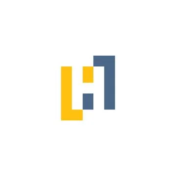 H logo icon vector letter logotype sign element Stock Illustration