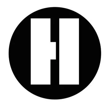H logo Illustrazione stock