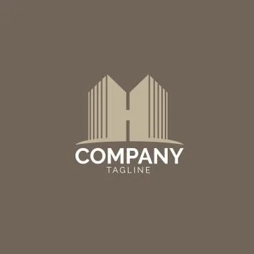 H logo, letter based. Stock Illustration