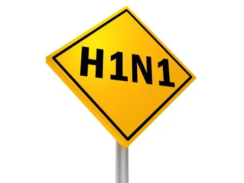 H1N1 Illustrazione stock