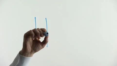H2O formula written on glass, basic chemistry lesson about molecule of water Stock Footage 87627660
