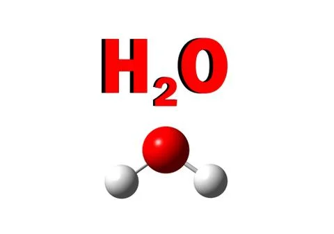 H2O Illustrazione stock