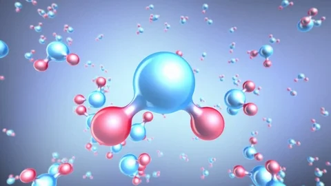 H2o Rotating water particle. Loopable Stock Footage 82640309