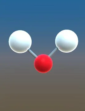 H2O (water) 3D Model