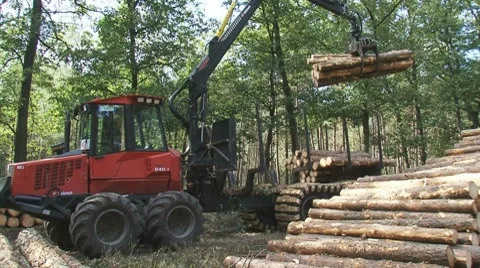 H708009 valmet timber dispatch 01 Stock Footage 8687506