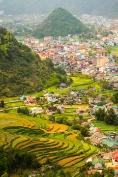 Ha Giang, north extreme loop, North Vietnam, the northern loop Stock Photos