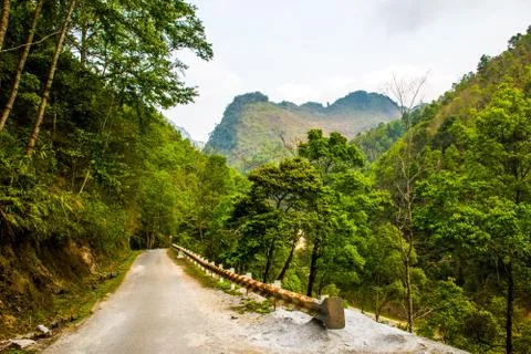 Ha Giang, north extreme loop, North Vietnam, the northern loop Stock Photos