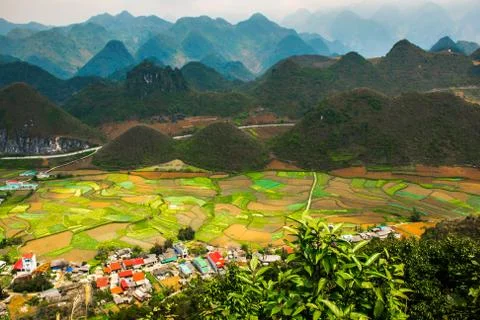 Ha Giang, north extreme loop, North Vietnam, the northern loop Stock Photos