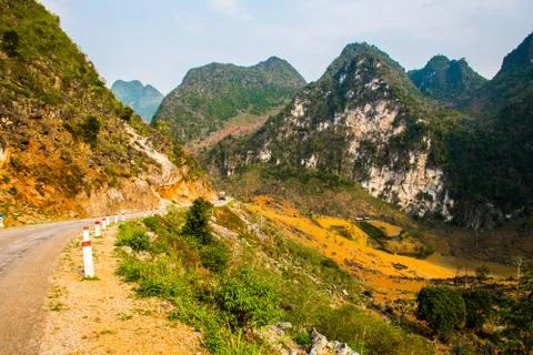 Ha Giang, north extreme loop, North Vietnam, the northern loop Stock Photos