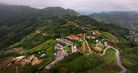 In Ha Giang, where spirits soar, the loop’s path visitors to explore Stock Footage 288201937