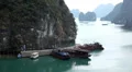 Ha Long Bay (Descending Dragon Bay), Vietnam, UNESCO World Heritage Site, Boats HD Footage