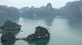 Ha Long Bay (Descending Dragon Bay), Vietnam, UNESCO World Heritage Site, Boats HD Footage