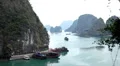 Ha Long Bay (Descending Dragon Bay), Vietnam, UNESCO World Heritage Site, Boats HD Footage