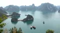 Ha Long Bay (Descending Dragon Bay), Vietnam, UNESCO World Heritage Site, Boats HD Footage