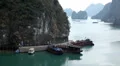 Ha Long Bay (Descending Dragon Bay), Vietnam, UNESCO World Heritage Site, Boats HD Footage