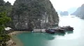 Ha Long Bay (Descending Dragon Bay), Vietnam, UNESCO World Heritage Site, Boats HD Footage