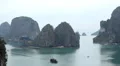 Ha Long Bay (Descending Dragon Bay), Vietnam, UNESCO World Heritage Site, Boats HD Footage