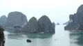 Ha Long Bay (Descending Dragon Bay), Vietnam, UNESCO World Heritage Site, Boats HD Footage