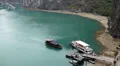 Ha Long Bay (Descending Dragon Bay), Vietnam, UNESCO World Heritage Site, Boats HD Footage