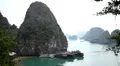 Ha Long Bay (Descending Dragon Bay), Vietnam, UNESCO World Heritage Site, Boats HD Footage