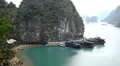 Ha Long Bay (Descending Dragon Bay), Vietnam, UNESCO World Heritage Site, Boats HD Footage