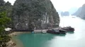 Ha Long Bay (Descending Dragon Bay), Vietnam, UNESCO World Heritage Site, Boats HD Footage