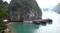 Ha Long Bay (Descending Dragon Bay), Vietnam, UNESCO World Heritage Site, Boats HD Footage