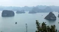 Ha Long Bay (Descending Dragon Bay), Vietnam, UNESCO World Heritage Site, Boats HD Footage
