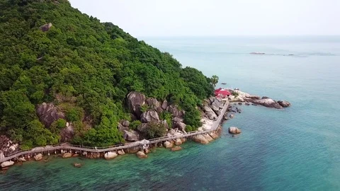 Haad Rin area, koh Phangan island 库存影片 84786041