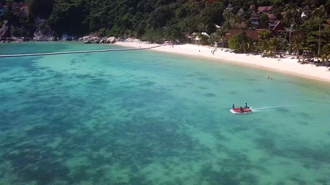 Haad Rin area, koh Phangan island Stock Footage 86471174