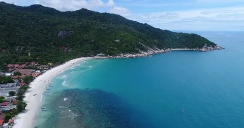 Haad Rin, Full Moon Party Beach, Koh Phangan, Thailand Stock Footage 98934030