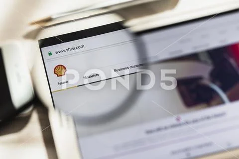 Haagse Hout, Hague, Netherlands - March 16, 2019: Royal Dutch Shell plc Stock Photos