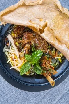 Haandi Mutton Biryani Stock Photos