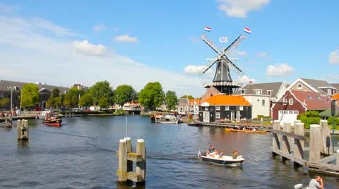 Haarlem, the Netherlands Stock Footage 21372622