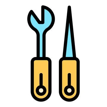 Haberdashery accessories icon vector flat Illustrazione stock
