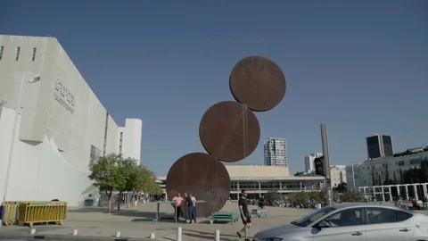 Habima square Tel Aviv Stock-Footage 126415922